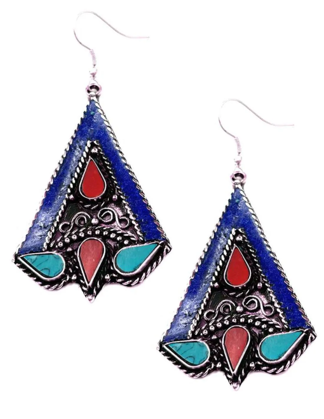 PENDIENTES MUJER PLATEADOS LARGOS LOOK IBICENCO Y BOHEMIO