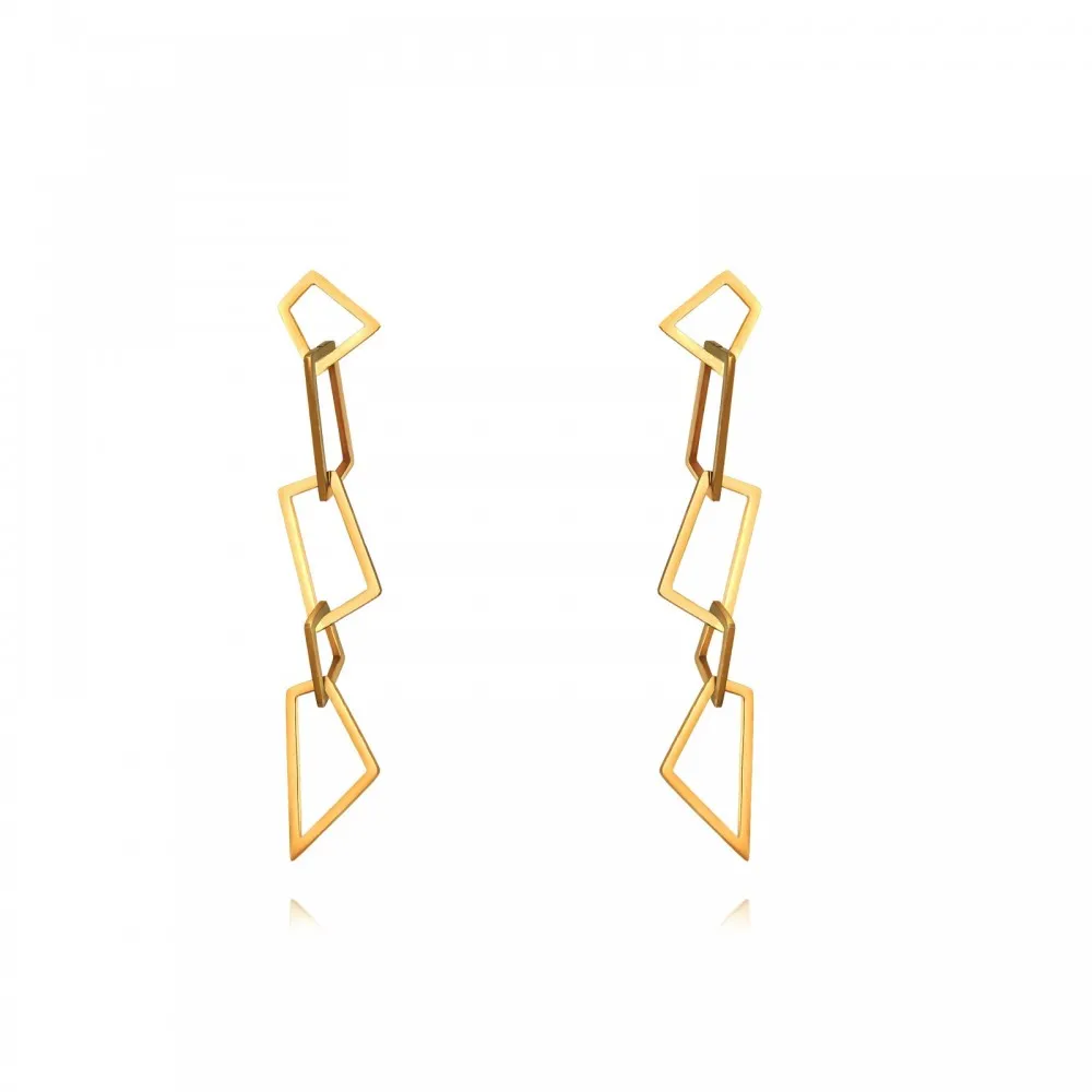 Pendientes Pamela Oro (PAR)