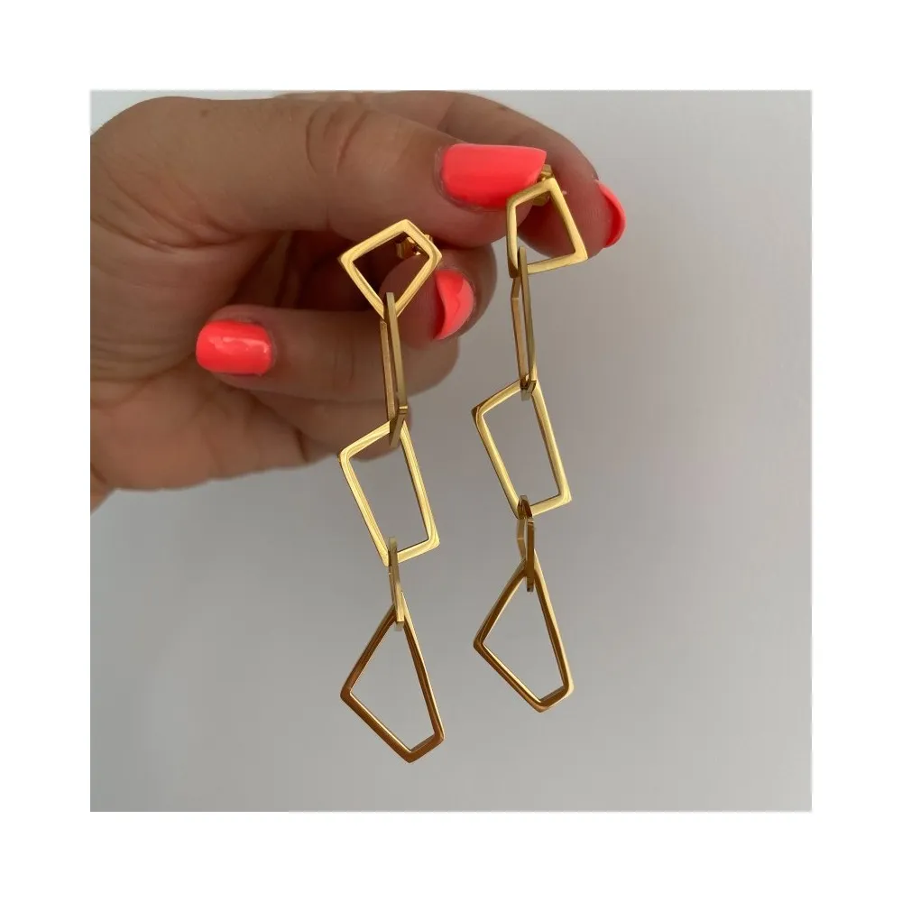 Pendientes Pamela Oro (PAR)