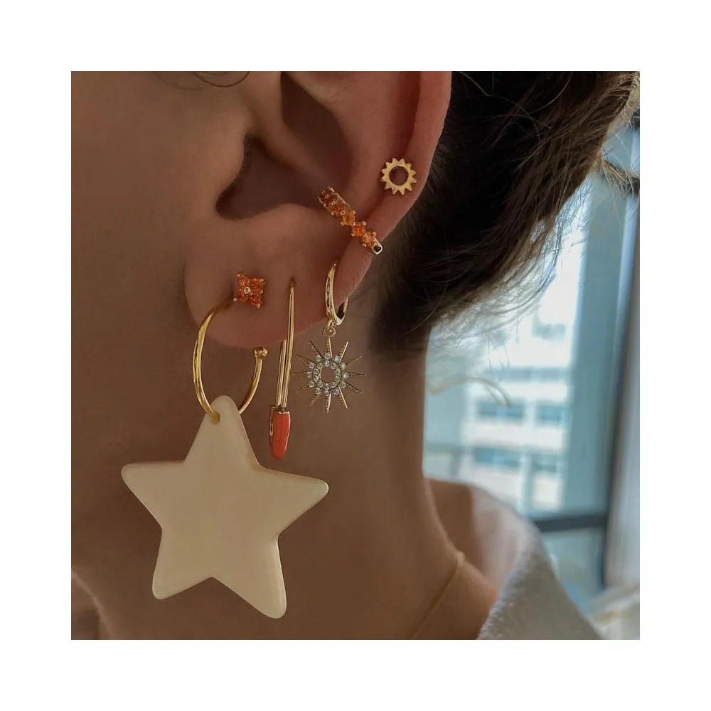 Piercing Make Naranja Oro