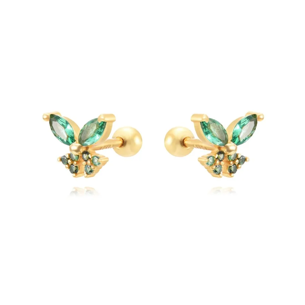 Piercing Marieta Verde Oro
