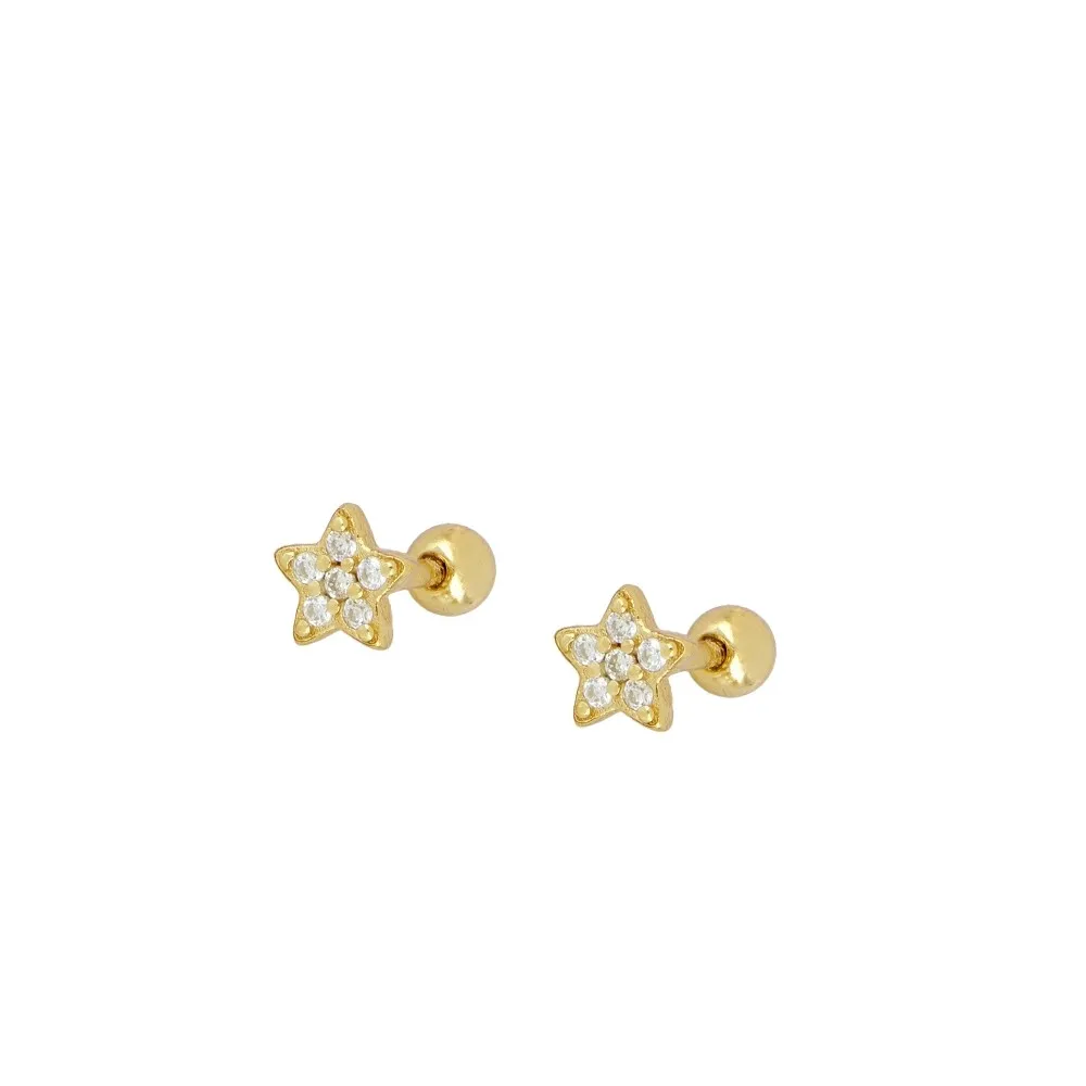 Piercing Mini Star Circonitas Oro