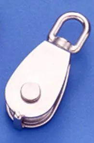POLEA INOX SIMPLE GIRATORIA 32MM  PACK 5 UNIDADES
