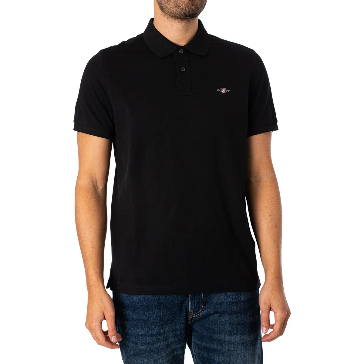 Polo De Piqué Con Escudo Regular