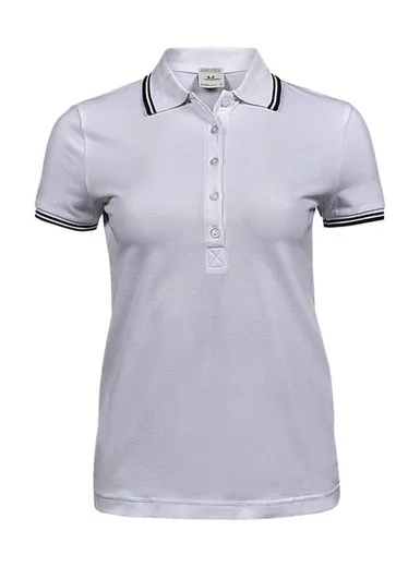 Polo Mujer Luxury Stretch con rayas