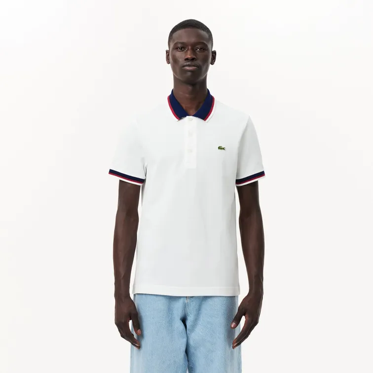 POLO REGULAR FIT CON CUELLO A CONTRASTE HOMBRE LACOSTE