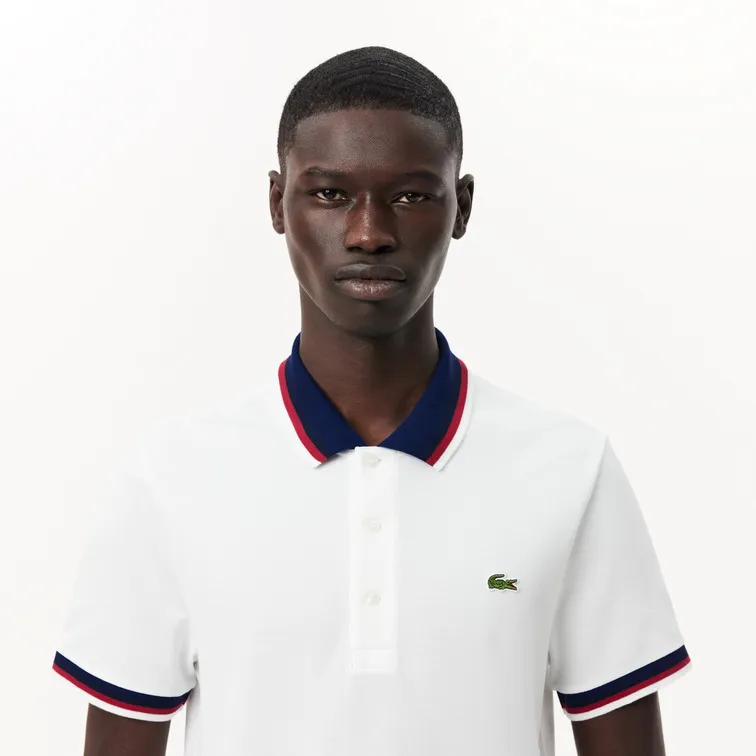POLO REGULAR FIT CON CUELLO A CONTRASTE HOMBRE LACOSTE