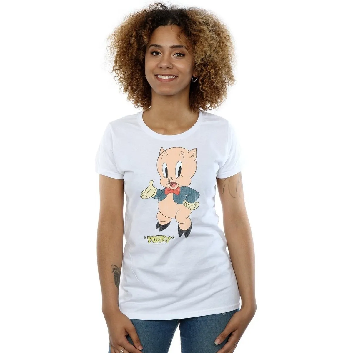 Porky Pig Distressed
