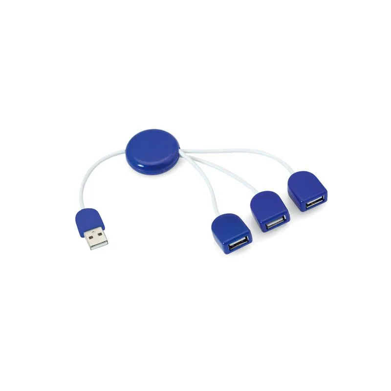 Puerto USB publicitario 2.0 con 3 puertos Pod