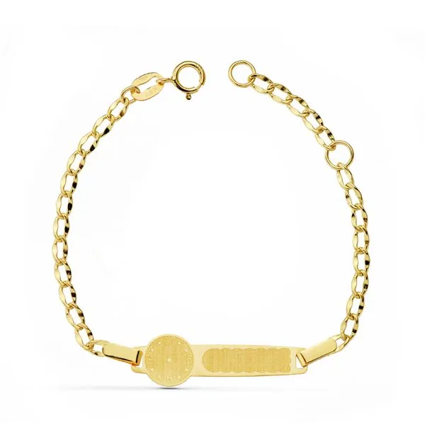 Pulsera Oro 18k Esclava con Reloj
