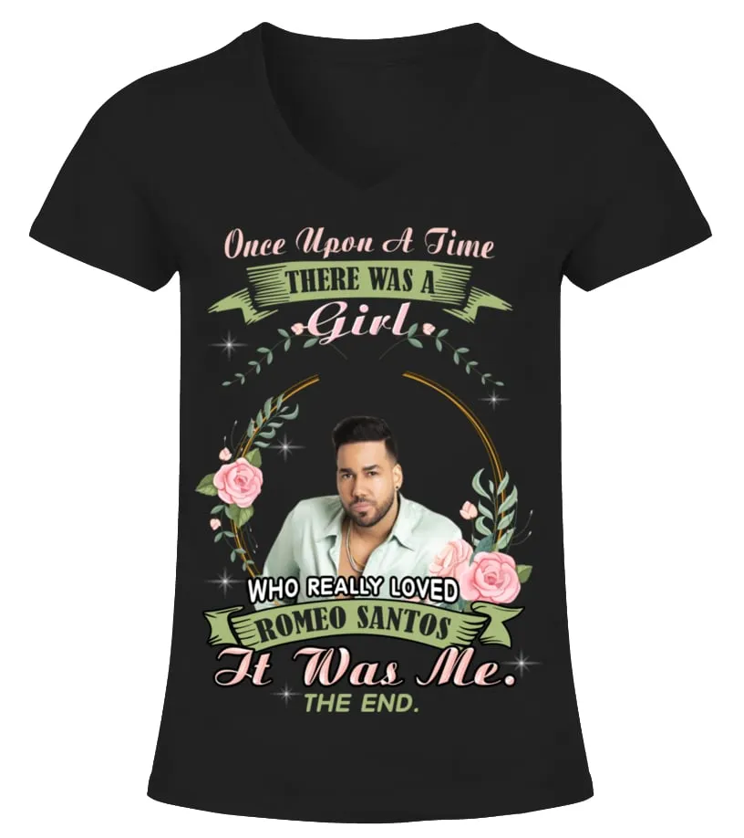 REALLY LOVED ROMEO SANTOS Camiseta cuello pico Mujer