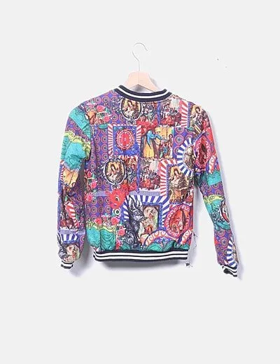 Rosalita McGee Bomber multicolor con cremallera