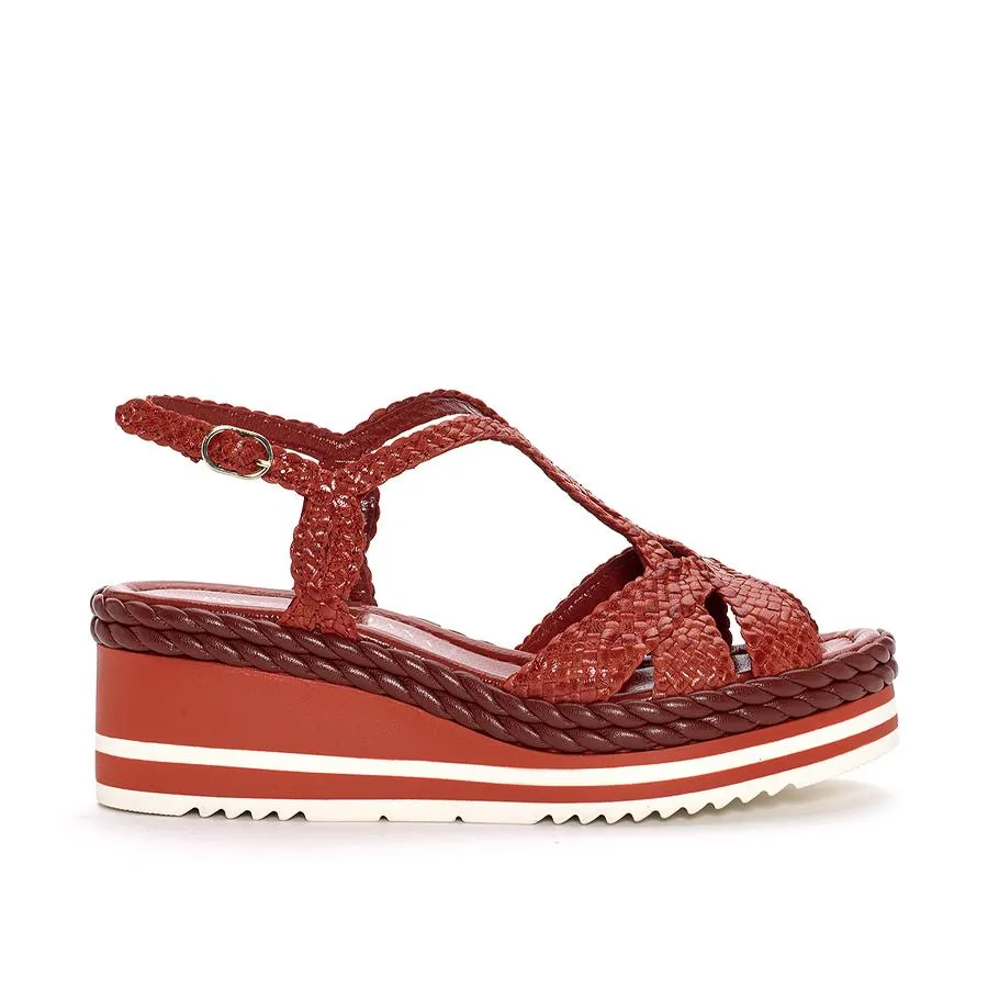 SANDALIA PLATAFORMA PADOVA COGNAC