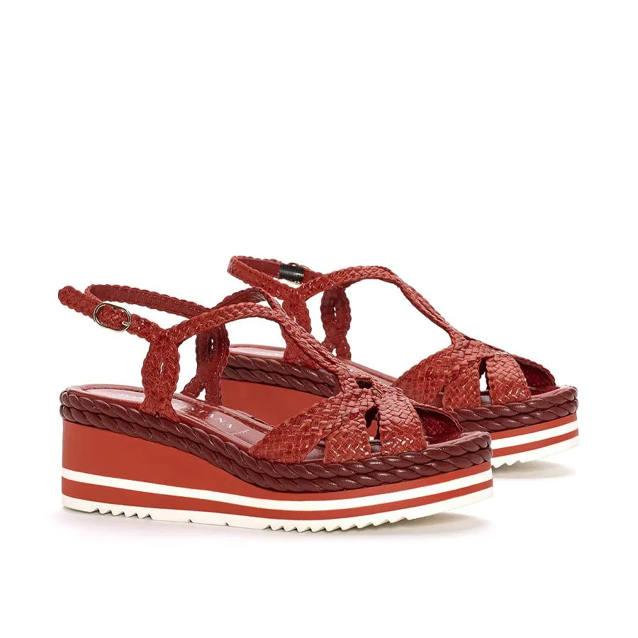 SANDALIA PLATAFORMA PADOVA COGNAC