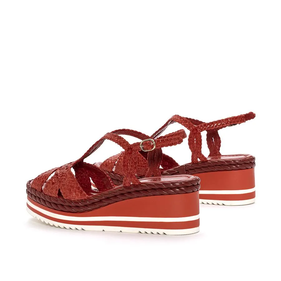 SANDALIA PLATAFORMA PADOVA COGNAC