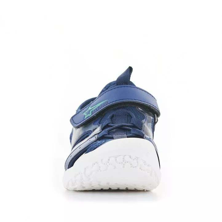 sandalias QUETS! azules con dibujo militar