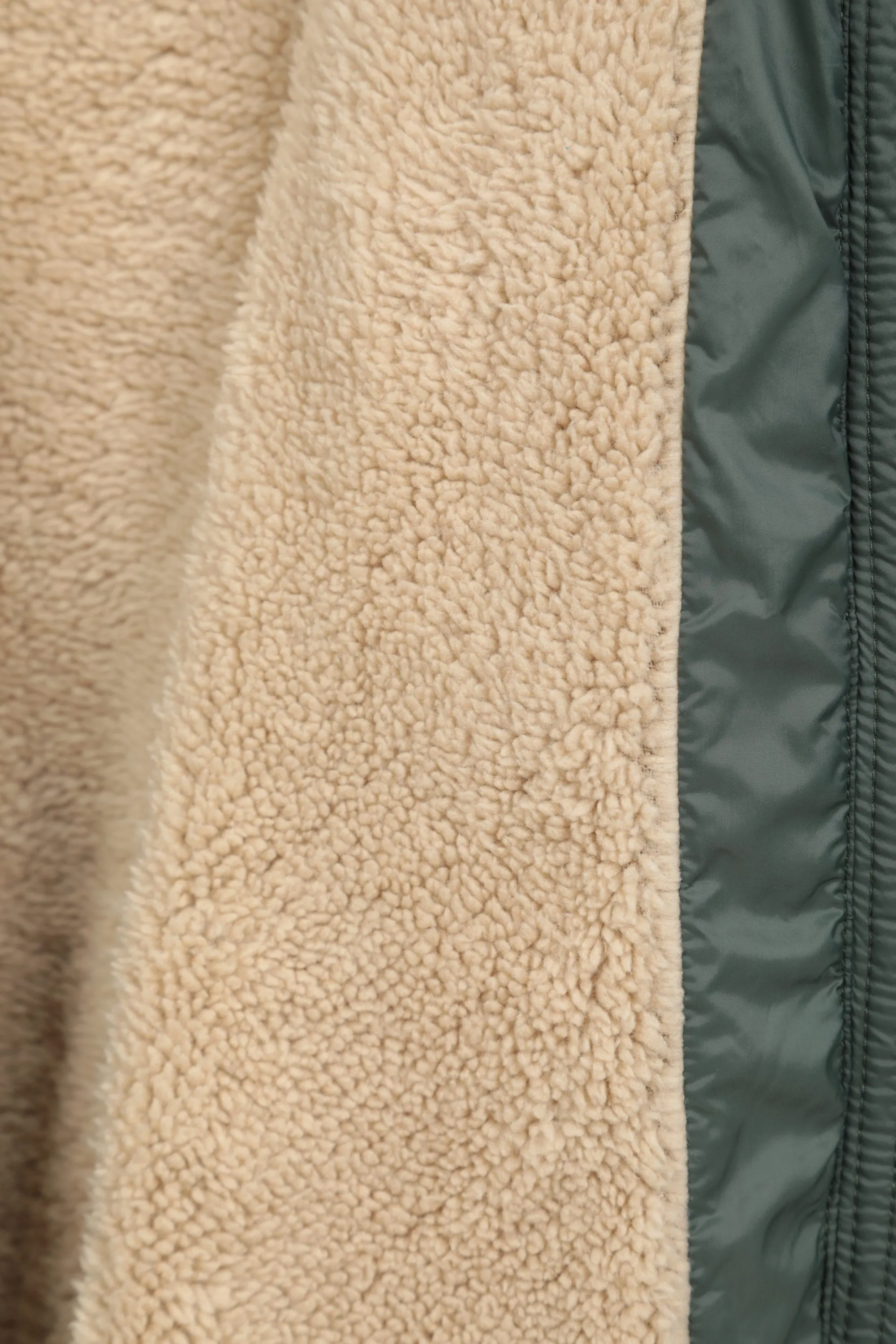Seasons chaqueta acolchada con forro de piel para mujer