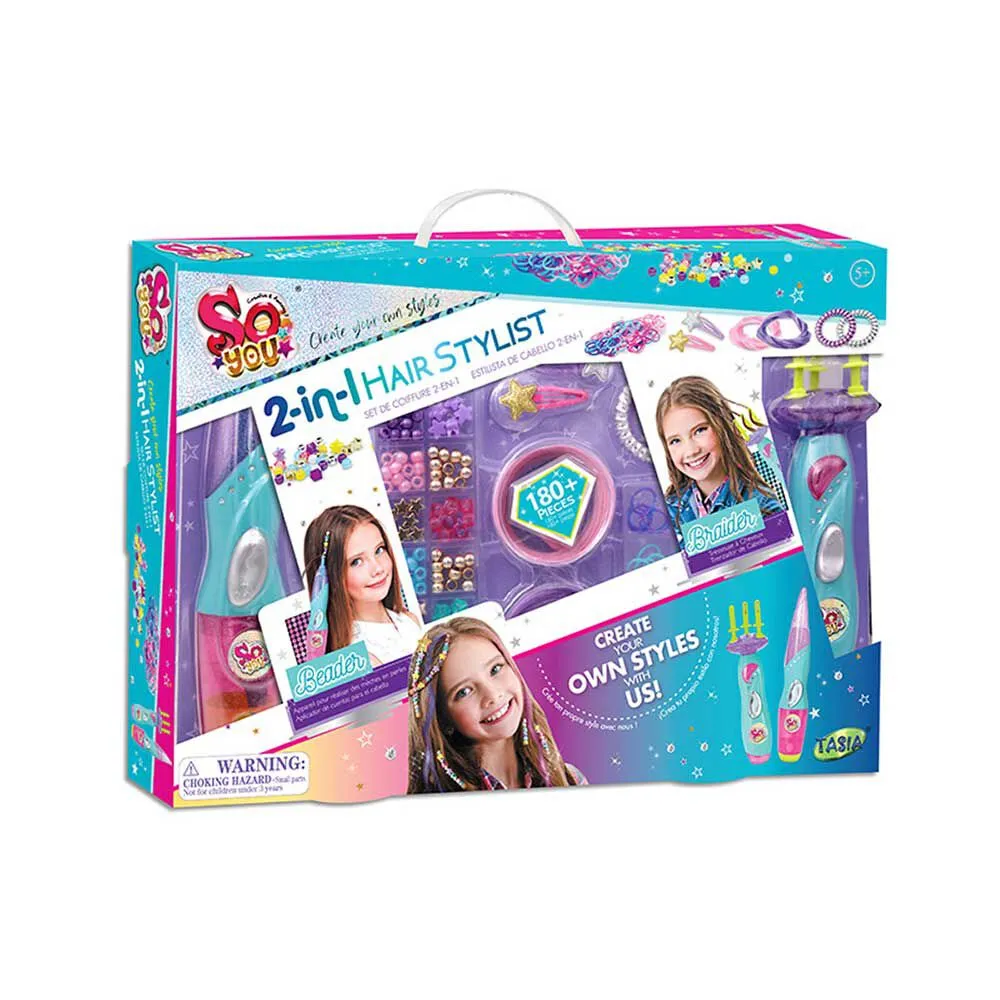 Set 2 en 1 Estilista de Cabello Tasia