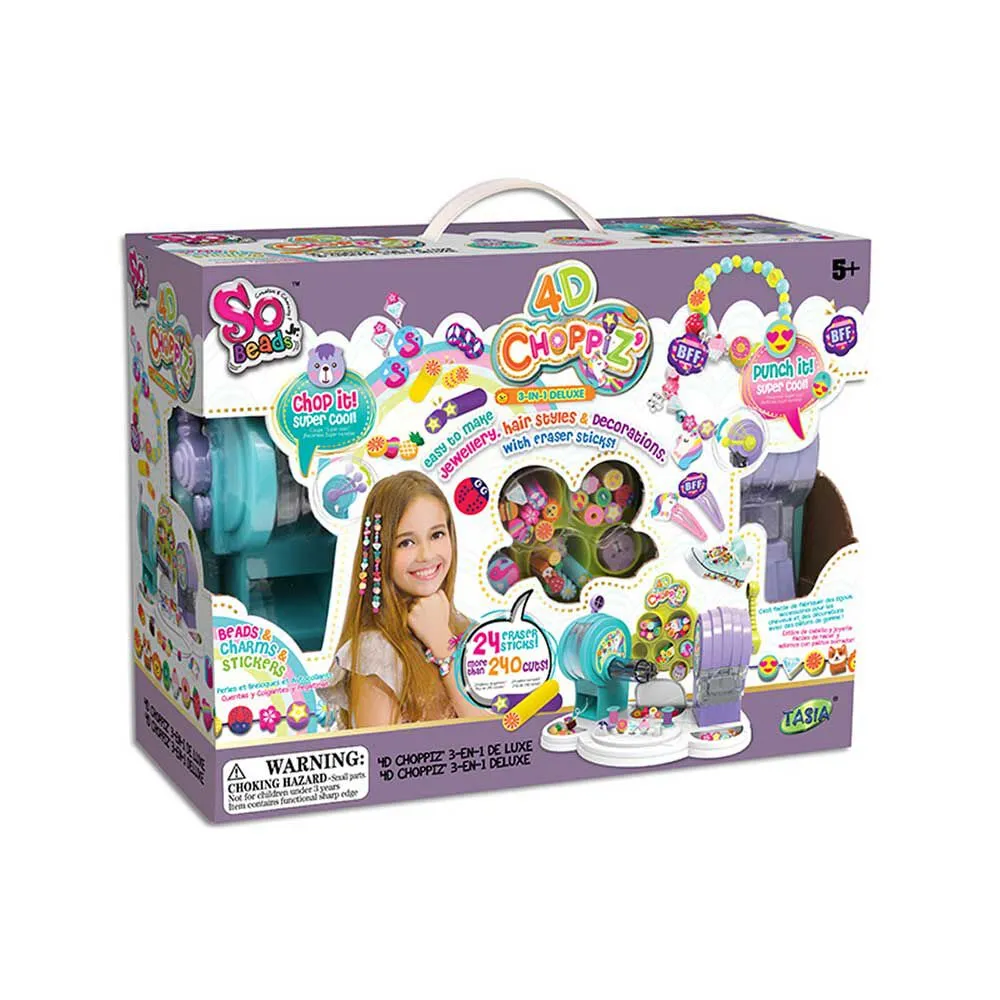 Set 3 en 1 para Hacer Pulseras 4D Tasia