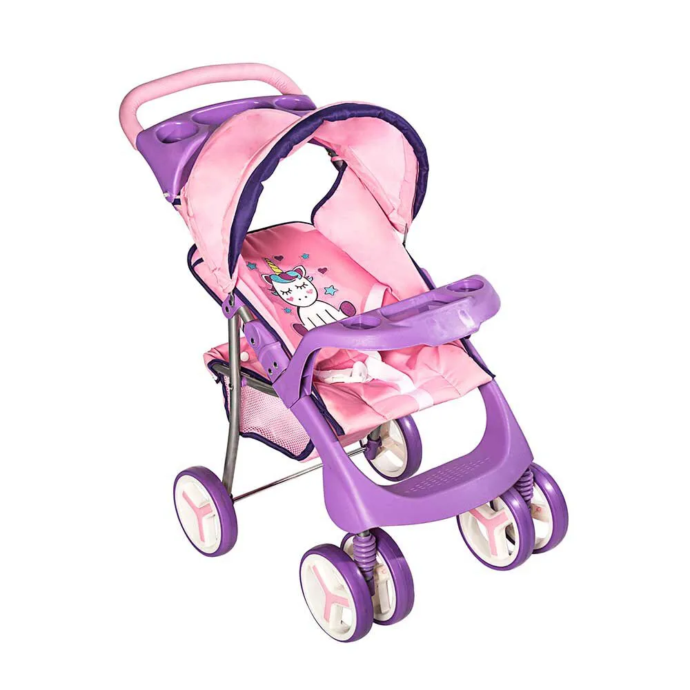 Set Coche Travel de Muñeca Unicornio Bebesit