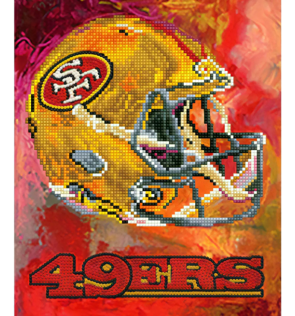 Set De Artesania Diamond Painting Nfl San Francisco 49ers