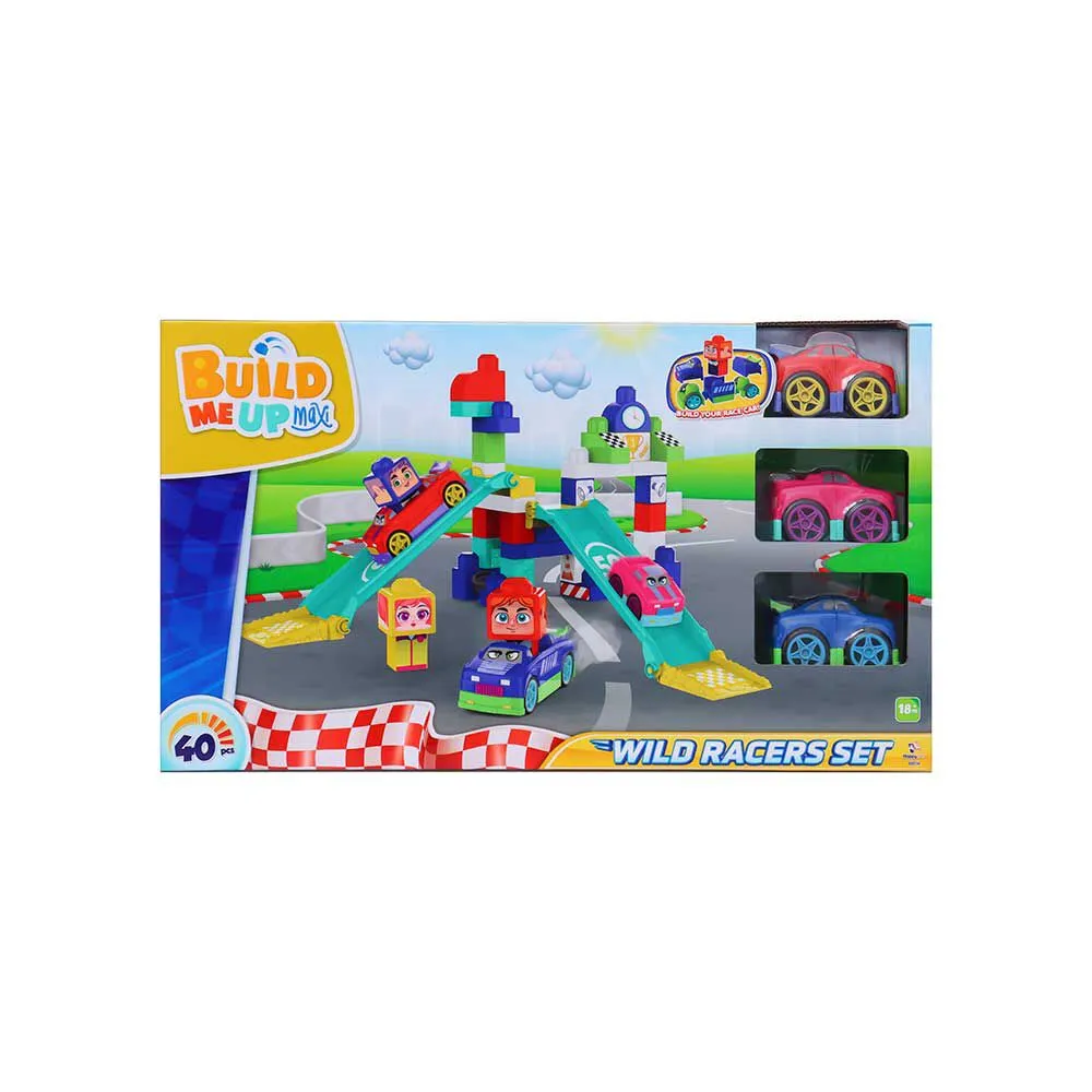 Set de Bloques con 3 Figuras 40 Piezas Build Me Up