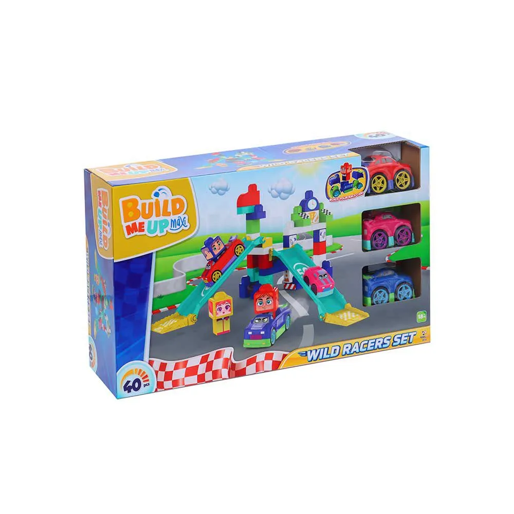 Set de Bloques con 3 Figuras 40 Piezas Build Me Up