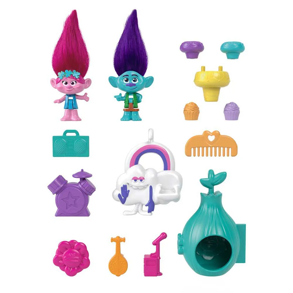 Set de Juego Compacto Trolls Polly Pocket
