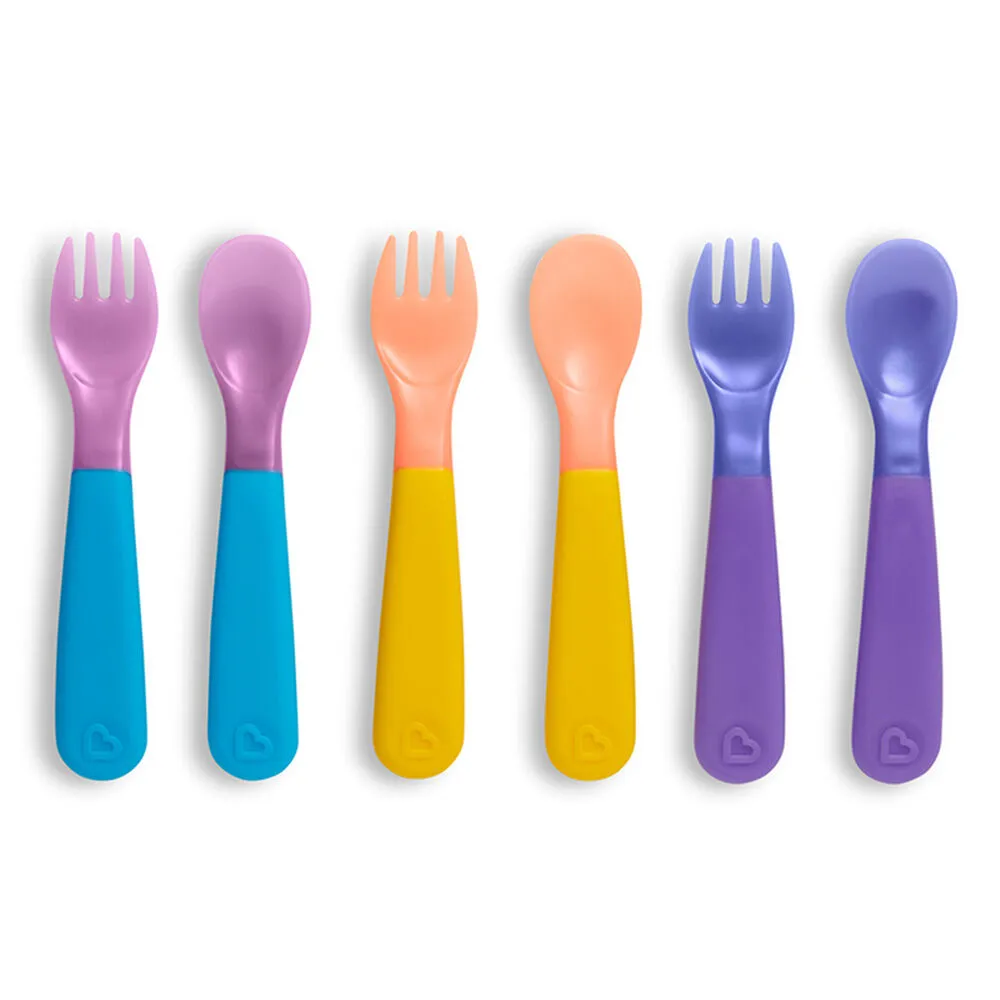 Set de Tenedores y Cucharas que Cambian de Color (6 Piezas) Munchkin