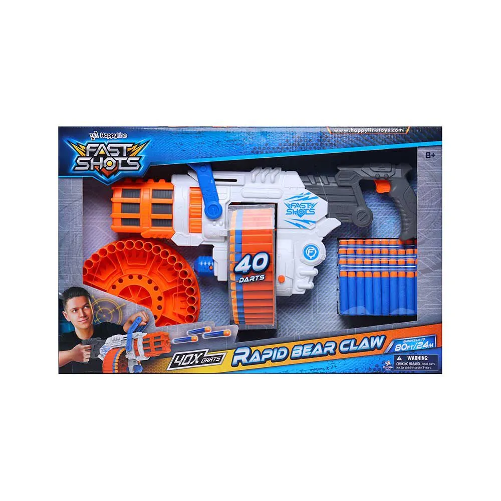 Set Lanzador, 40 Dardos Foam y 1 Barril
