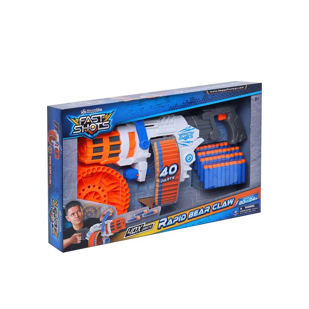 Set Lanzador, 40 Dardos Foam y 1 Barril
