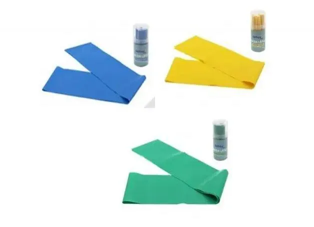  SET TRES BANDAS DE LATEX EN TUBO MEDIDA 1,5MTS