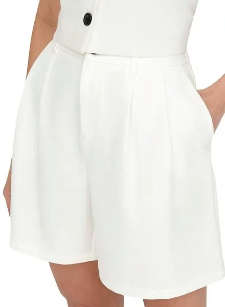 Short Only Abba Blanco Para Mujer