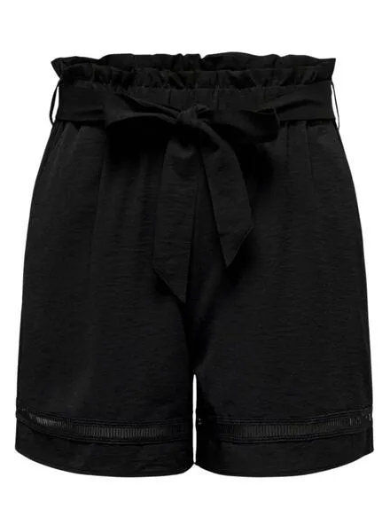 Shorts Only Franci Negro Para MUjer