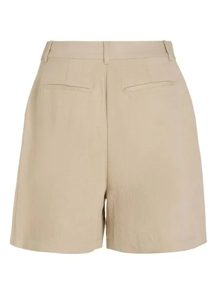 Shorts Vila Viflea Beige Para Mujer