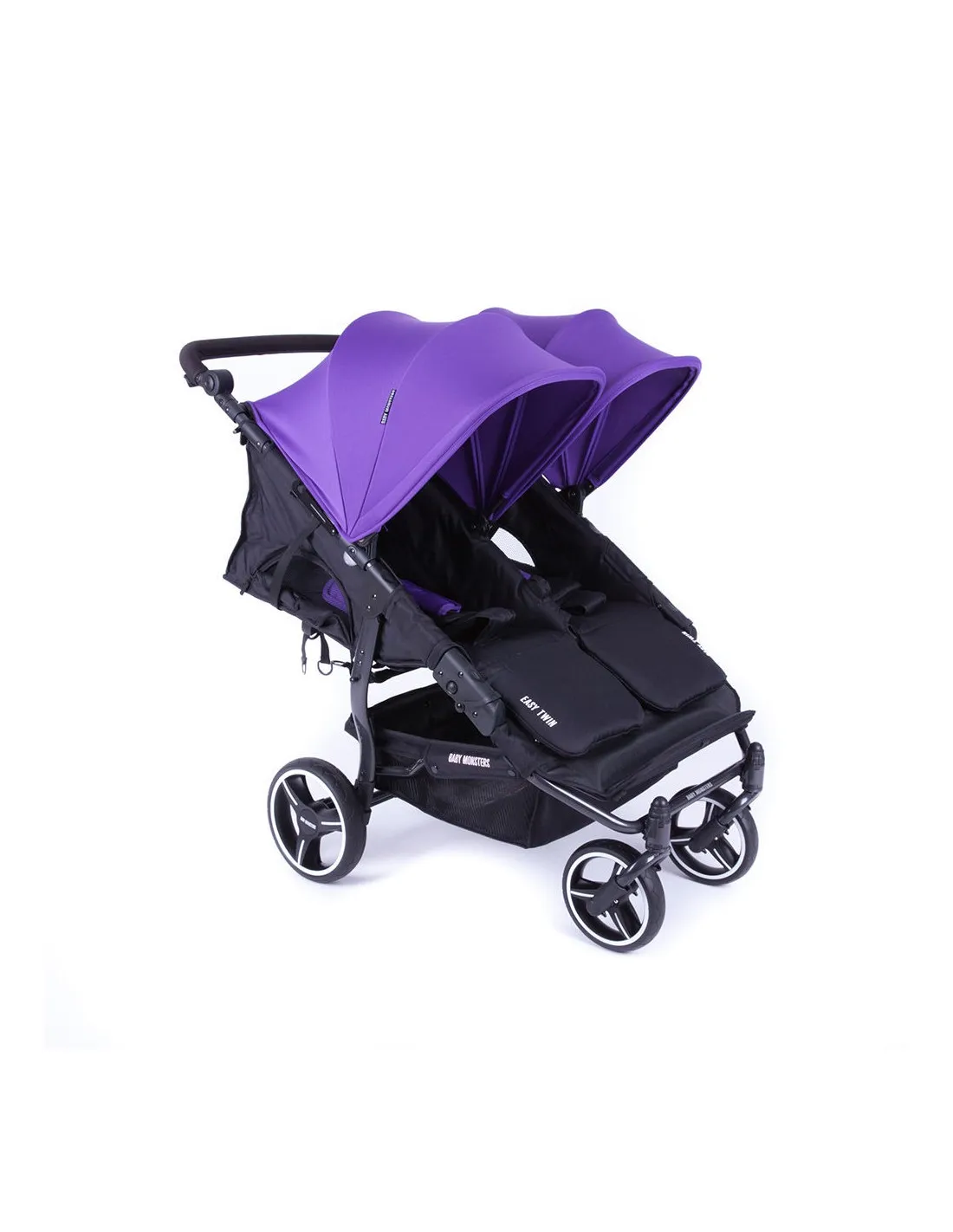 Silla gemelar Baby Monsters Easy Twin 3S Reversible Morado