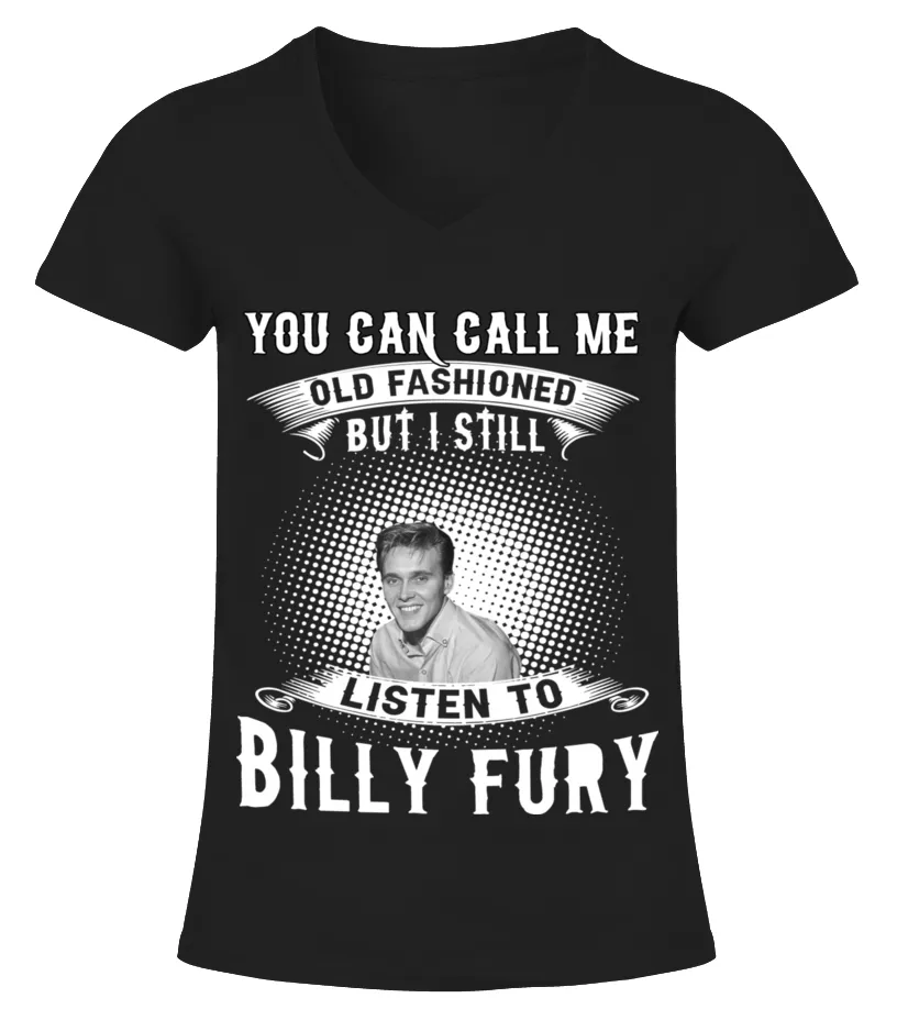 STILL LISTEN TO BILLY FURY Camiseta cuello pico Mujer