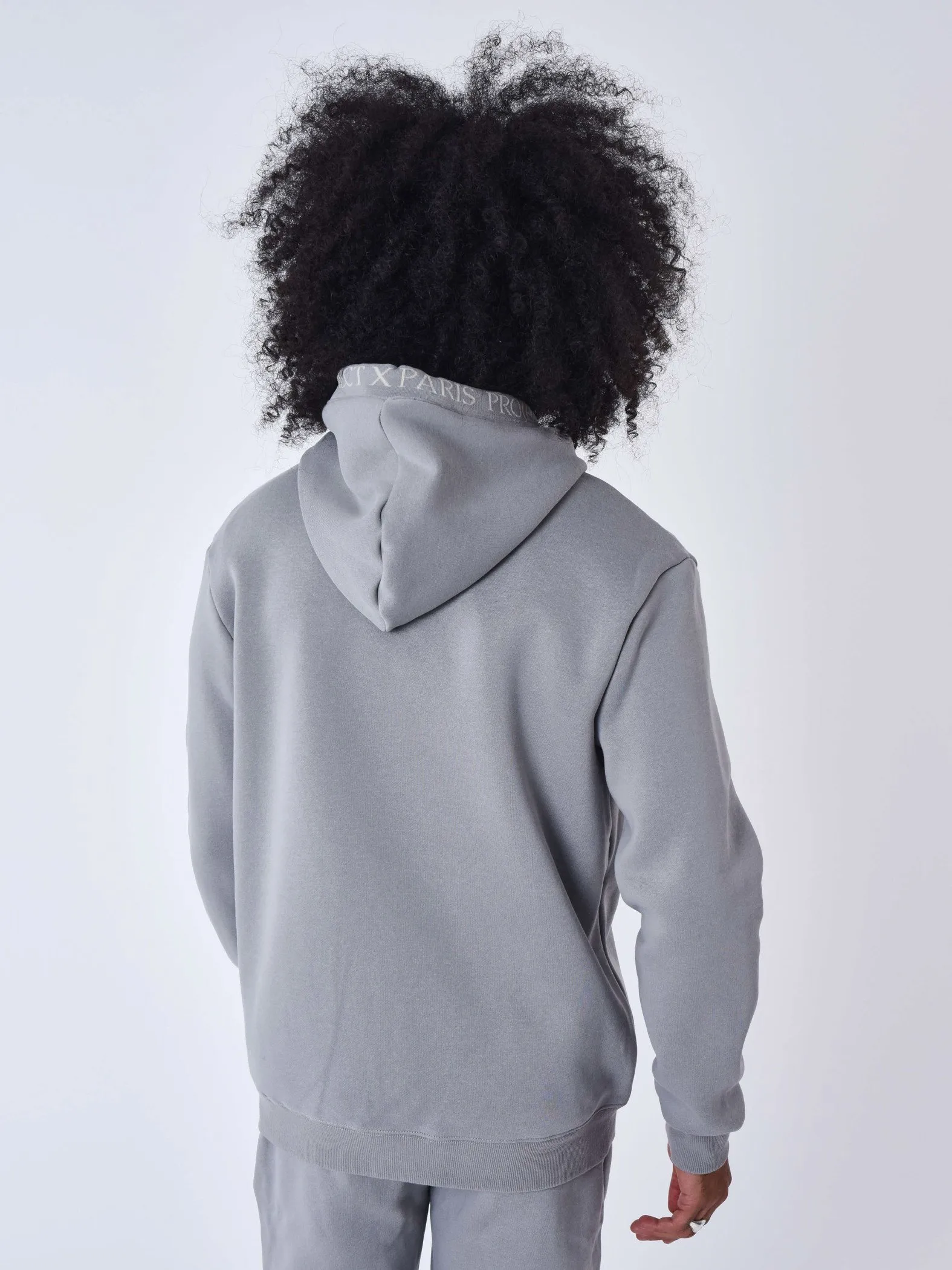 Sudadera con capucha bordada Contour