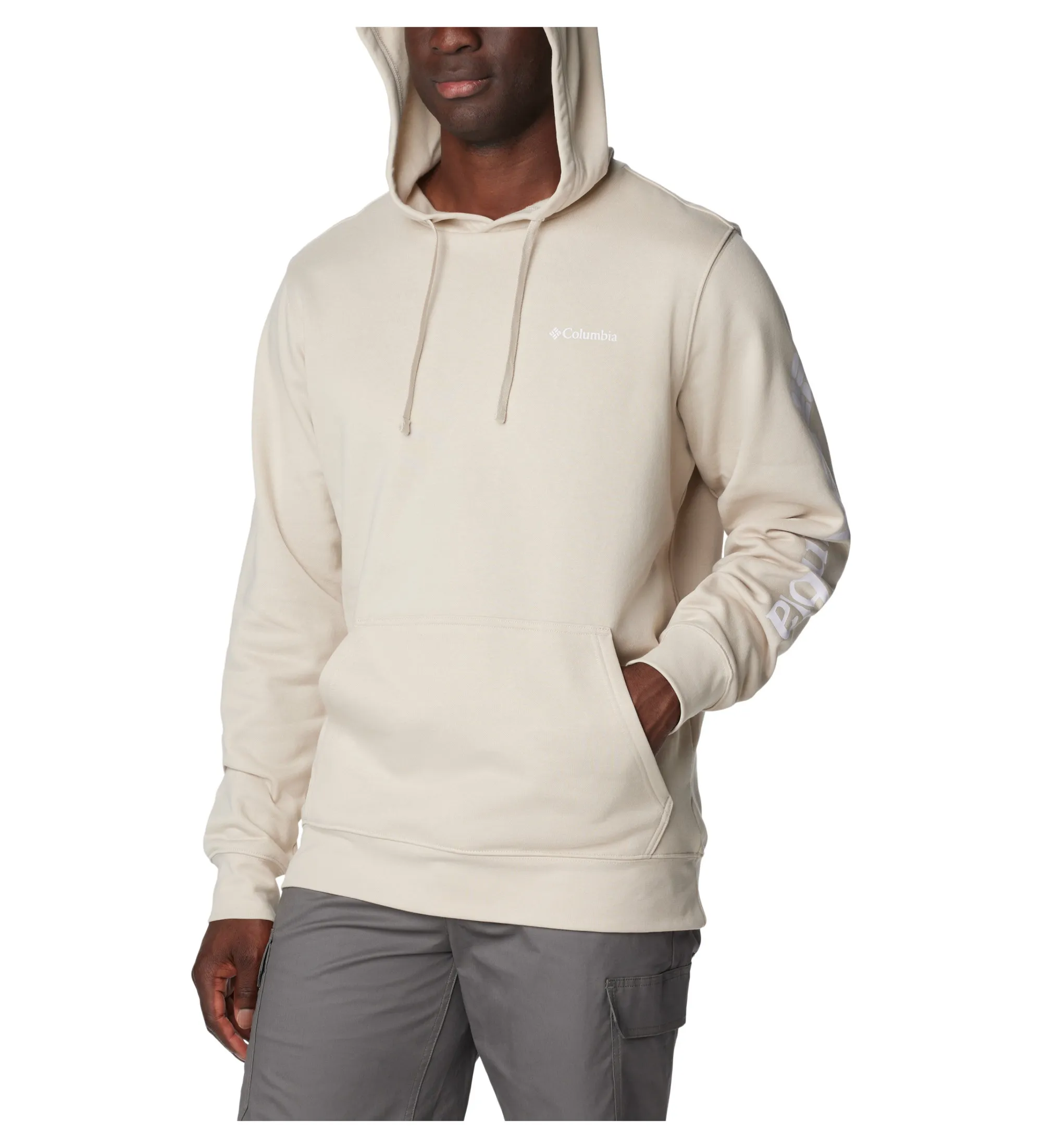Sudadera con capucha Trek beige