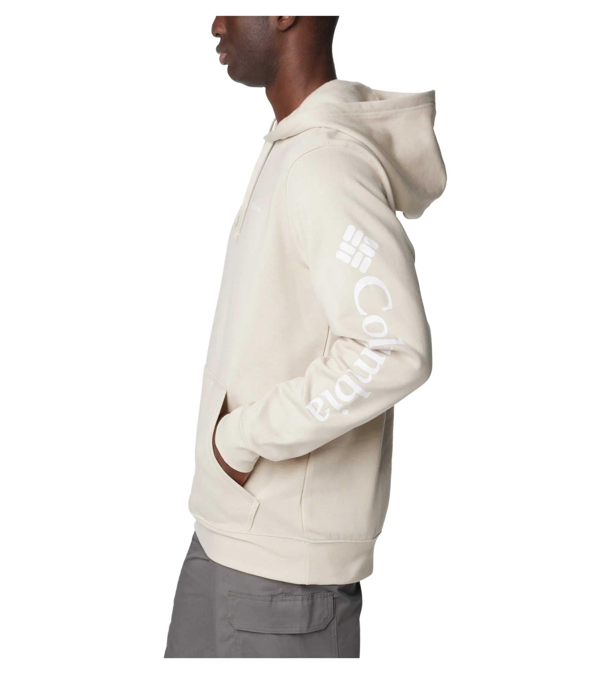 Sudadera con capucha Trek beige