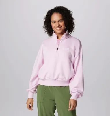 Sudadera de felpa francesa con media cremallera Marble Canyon™ para mujer