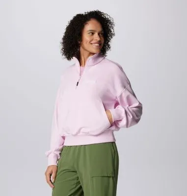 Sudadera de felpa francesa con media cremallera Marble Canyon™ para mujer