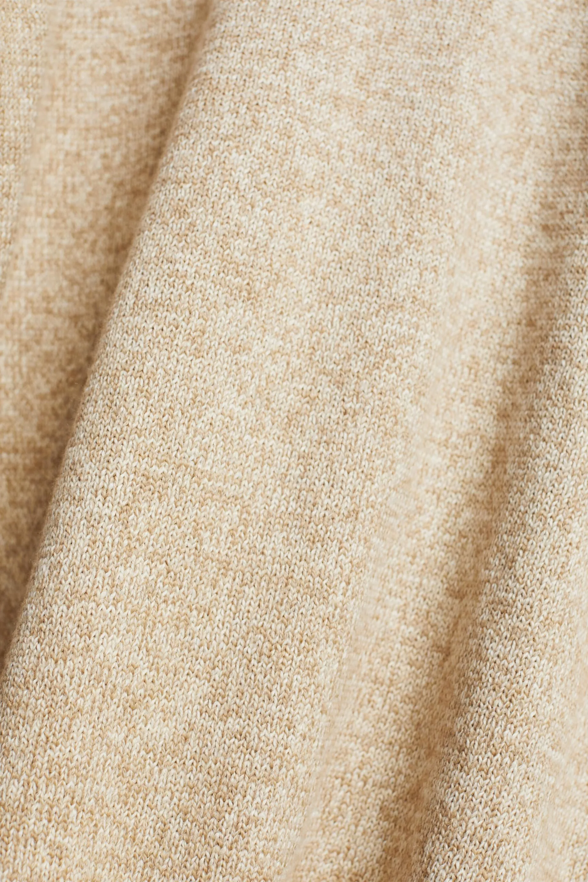 Sudadera de punto jaspeado con capucha