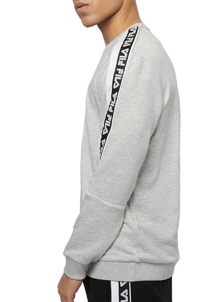 sudadera fila teom gris para hombre