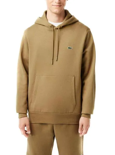 Sudadera Lacoste Classic Fit Marrón para Hombre