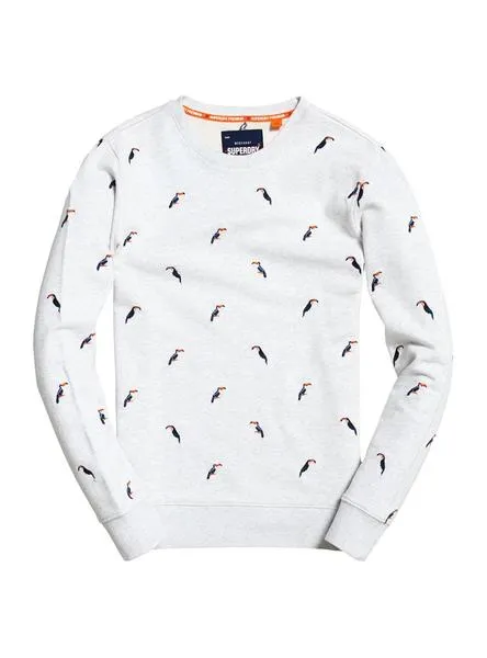 sudadera superdry aoe gris para hombre