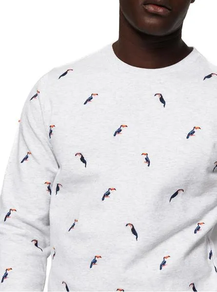 sudadera superdry aoe gris para hombre