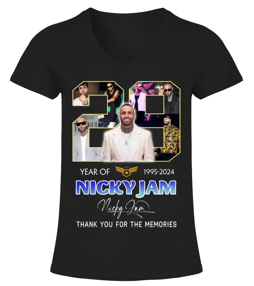 the memories Nicky Jam  Camiseta cuello pico Mujer