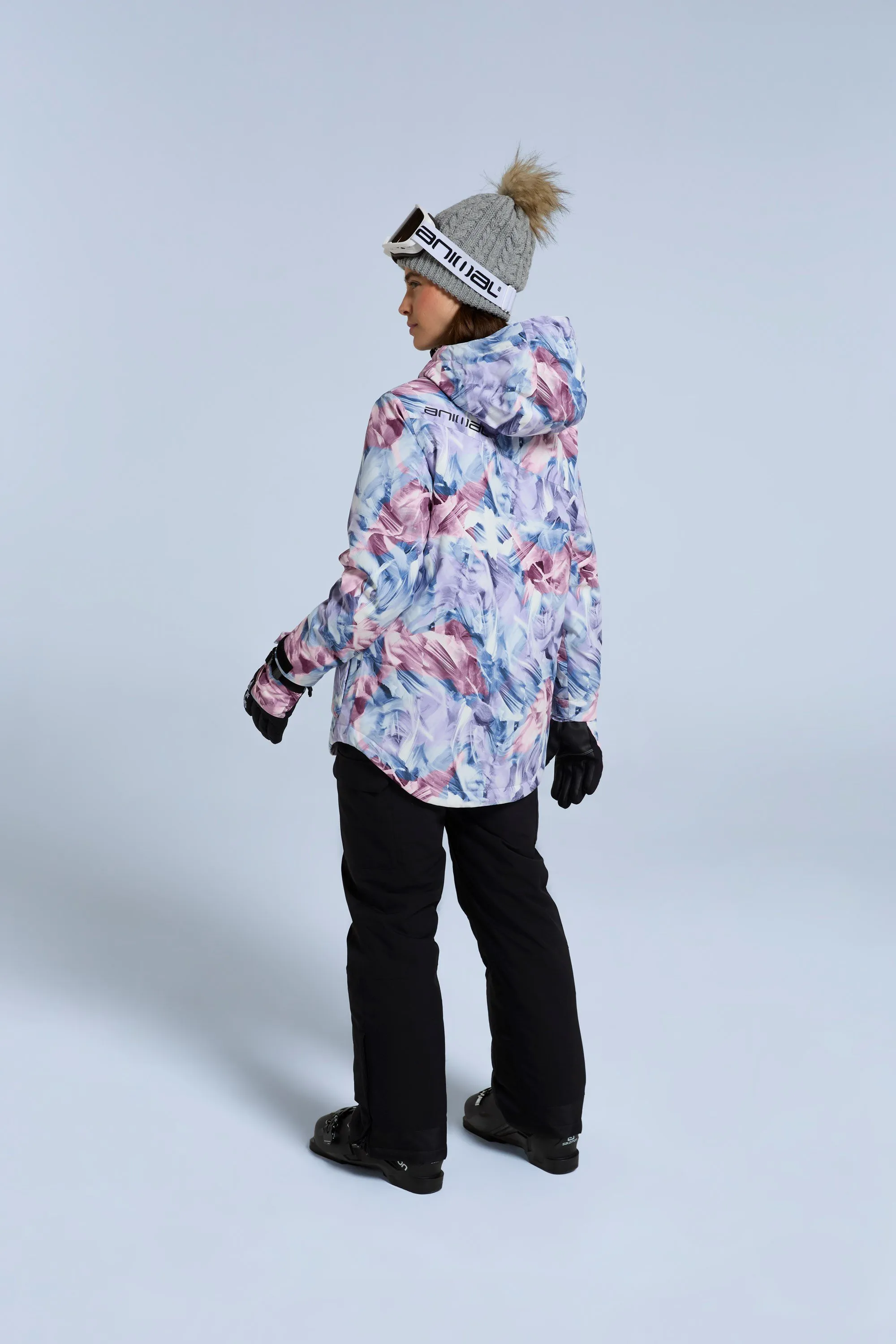 Tignes chaqueta de nieve estampada para mujer