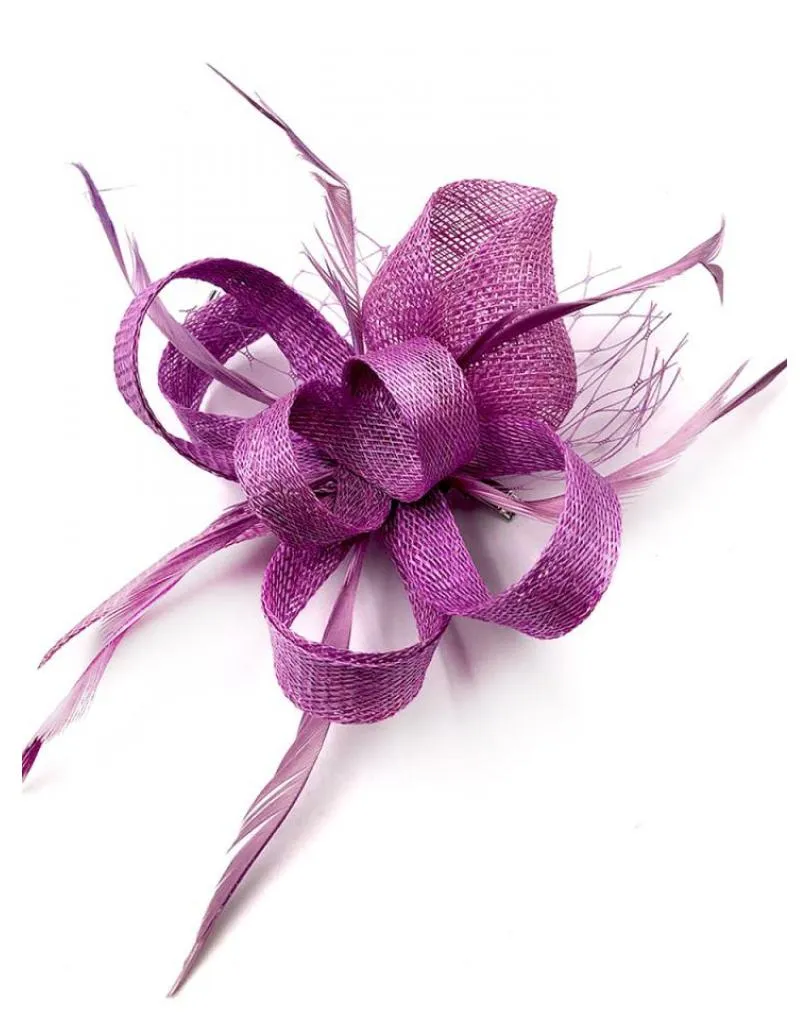 TOCADOS ROSAS TONO LILACEO PARA MADRINAS DE BODAS